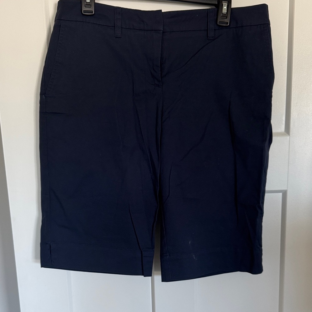 New York & Company Dark Blue Women's Bermudas